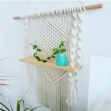 Load image into Gallery viewer, New Boho Cotton Macrame Wedding Backdrop Wall Hanging Handmade Retro Knitting Tapestry Hanger Art Home Decor one piece
