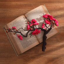 Load image into Gallery viewer, Erxiaobao Pink White Red Wintersweet Plum Blossom Artificial Flowers Fake Cherry Silk Plants Party Wedding Home Decor

