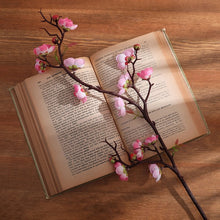 Load image into Gallery viewer, Erxiaobao Pink White Red Wintersweet Plum Blossom Artificial Flowers Fake Cherry Silk Plants Party Wedding Home Decor
