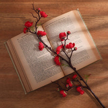 Load image into Gallery viewer, Erxiaobao Pink White Red Wintersweet Plum Blossom Artificial Flowers Fake Cherry Silk Plants Party Wedding Home Decor
