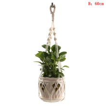 Load image into Gallery viewer, Hot Sales 100% Handmade Macrame Plant Hanger Plant Holder Flower /pot Hanger For Wall Decoration Countyard Garden
