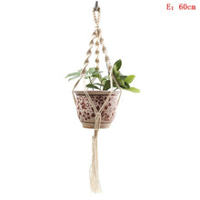 Load image into Gallery viewer, Hot Sales 100% Handmade Macrame Plant Hanger Plant Holder Flower /pot Hanger For Wall Decoration Countyard Garden
