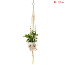 Load image into Gallery viewer, Hot Sales 100% Handmade Macrame Plant Hanger Plant Holder Flower /pot Hanger For Wall Decoration Countyard Garden
