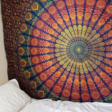 Load image into Gallery viewer, New Mandala Tapestry Wall Hanging Decorative Carpet Indian Bohemian Throw Yoga Mat Beach Mat Home Bedroom Decoration
