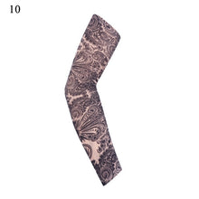 Load image into Gallery viewer, Outdoor Cycling 3D Tattoo Printed Arm Sleeves Sun Protection Bike Basketball Compression Arm Warmers Ridding Cuff Sleeves
