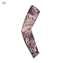 Load image into Gallery viewer, Outdoor Cycling 3D Tattoo Printed Arm Sleeves Sun Protection Bike Basketball Compression Arm Warmers Ridding Cuff Sleeves
