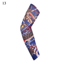 Load image into Gallery viewer, Outdoor Cycling 3D Tattoo Printed Arm Sleeves Sun Protection Bike Basketball Compression Arm Warmers Ridding Cuff Sleeves
