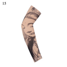 Load image into Gallery viewer, Outdoor Cycling 3D Tattoo Printed Arm Sleeves Sun Protection Bike Basketball Compression Arm Warmers Ridding Cuff Sleeves
