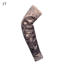 Load image into Gallery viewer, Outdoor Cycling 3D Tattoo Printed Arm Sleeves Sun Protection Bike Basketball Compression Arm Warmers Ridding Cuff Sleeves
