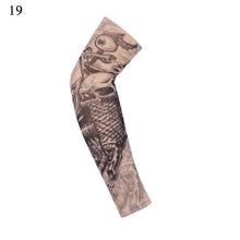 Load image into Gallery viewer, Outdoor Cycling 3D Tattoo Printed Arm Sleeves Sun Protection Bike Basketball Compression Arm Warmers Ridding Cuff Sleeves
