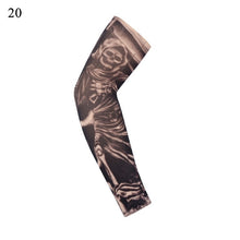 Load image into Gallery viewer, Outdoor Cycling 3D Tattoo Printed Arm Sleeves Sun Protection Bike Basketball Compression Arm Warmers Ridding Cuff Sleeves
