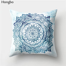 Load image into Gallery viewer, Hongbo 1 Pcs Datura Cushion Cover Decoration Mandala Printed Pillow Case Pillowcase for Bedroom Sofa Car Seat Chair Decoration
