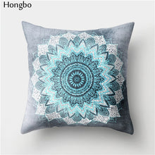 Load image into Gallery viewer, Hongbo 1 Pcs Datura Cushion Cover Decoration Mandala Printed Pillow Case Pillowcase for Bedroom Sofa Car Seat Chair Decoration
