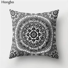 Load image into Gallery viewer, Hongbo 1 Pcs Datura Cushion Cover Decoration Mandala Printed Pillow Case Pillowcase for Bedroom Sofa Car Seat Chair Decoration
