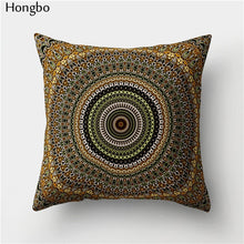 Load image into Gallery viewer, Hongbo 1 Pcs Datura Cushion Cover Decoration Mandala Printed Pillow Case Pillowcase for Bedroom Sofa Car Seat Chair Decoration
