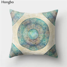 Load image into Gallery viewer, Hongbo 1 Pcs Datura Cushion Cover Decoration Mandala Printed Pillow Case Pillowcase for Bedroom Sofa Car Seat Chair Decoration
