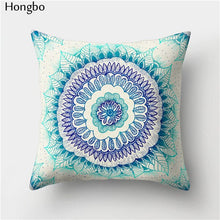 Load image into Gallery viewer, Hongbo 1 Pcs Datura Cushion Cover Decoration Mandala Printed Pillow Case Pillowcase for Bedroom Sofa Car Seat Chair Decoration
