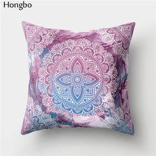 Load image into Gallery viewer, Hongbo 1 Pcs Datura Cushion Cover Decoration Mandala Printed Pillow Case Pillowcase for Bedroom Sofa Car Seat Chair Decoration
