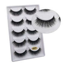 Load image into Gallery viewer, 5 Pairs Mink EyeLashes 3D False Lashes winged Thick MakeupEyeLash Dramatic Lashes Natural Volume Soft Fake Eye Lashes g800
