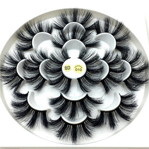 7 pairs 25 mm mink eyelashes 3d eyelashes natural false eyelashes thick eyelashes eye makeup eyelash extension supplies