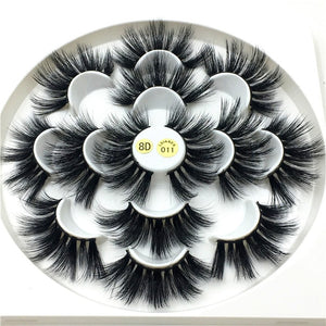 7 pairs 25 mm mink eyelashes 3d eyelashes natural false eyelashes thick eyelashes eye makeup eyelash extension supplies