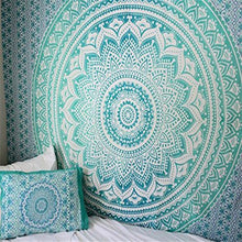 Load image into Gallery viewer, Polyester Mandala Print Tapestry Wall Hanging Carpet Throw Yoga Beach Mat Blanket Large 150*200cm Sleeping pad wall art Tapestry
