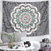 Load image into Gallery viewer, Polyester Mandala Print Tapestry Wall Hanging Carpet Throw Yoga Beach Mat Blanket Large 150*200cm Sleeping pad wall art Tapestry
