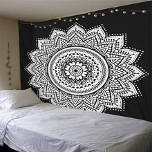 Load image into Gallery viewer, Polyester Mandala Print Tapestry Wall Hanging Carpet Throw Yoga Beach Mat Blanket Large 150*200cm Sleeping pad wall art Tapestry
