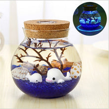 Load image into Gallery viewer, Novelty RGB LED Night Lamp Romantic Sea Fish Stone Ocean Bottle Night Lights For Children Baby Christmas Gift Bedroom Decoration
