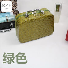 Load image into Gallery viewer, XZP Women Beauticians Cosmetic Cases Travel Handbags Pu Leather Organizer Makeup Bag Wash Bags Make Up Elegant Cosmetic Case

