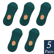 Load image into Gallery viewer, Women's Cotton Invisible No show Socks non-slip Summer Candy Solid Color Silicone Short Socks Fashion Cute Thin Ankle Boat Socks
