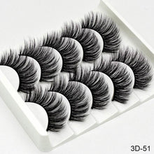 Load image into Gallery viewer, 5Pairs 3D Mink Hair False Eyelashes Natural/Thick Long Eye Lashes Wispy Makeup Beauty Extension Tools sexy sheep
