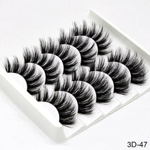 Load image into Gallery viewer, 5Pairs 3D Mink Hair False Eyelashes Natural/Thick Long Eye Lashes Wispy Makeup Beauty Extension Tools sexy sheep
