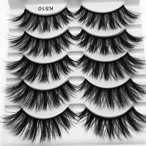 7 pairs 25 mm mink eyelashes 3d eyelashes natural false eyelashes thick eyelashes eye makeup eyelash extension supplies