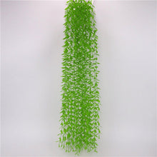 Load image into Gallery viewer, Simulation Green Leaf DIY Decoration Rattan Green Classic Leaves Home Artificial Willow Vine Fake Foliage Flowers Plastic Plants
