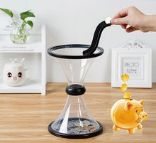 Load image into Gallery viewer, Pressure Vortex Coin Piggy Bank Fun Money Savings Bank Spins Loose Change Best Gift Desk Decoration
