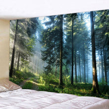 Load image into Gallery viewer, Beautiful Natural Forest Printed Large Wall Tapestry Cheap Hippie Wall Hanging Bohemian Wall Tapestries Mandala Wall Art Decor
