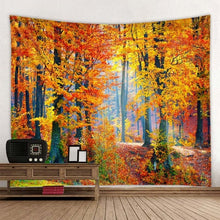 Load image into Gallery viewer, Beautiful Natural Forest Printed Large Wall Tapestry Cheap Hippie Wall Hanging Bohemian Wall Tapestries Mandala Wall Art Decor
