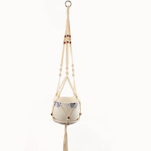 Load image into Gallery viewer, Hot sales 100% handmade macrame plant hanger flower /pot hanger for wall decoration countyard garden
