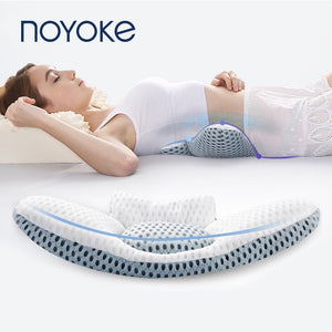 NOYOKE Lumbar Cushion Waist Pillows Back Support Pad Cotton Lumbar Pillow
