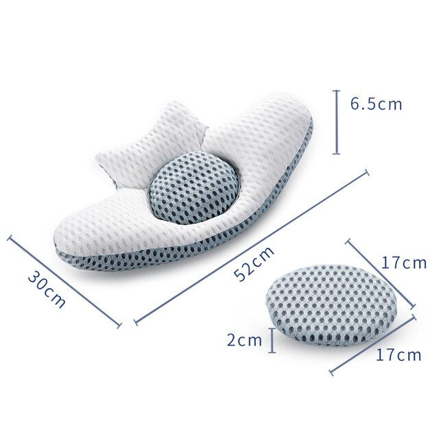 NOYOKE Lumbar Cushion Waist Pillows Back Support Pad Cotton Lumbar Pillow