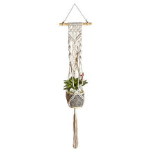 Load image into Gallery viewer, boho macrame wall hanging planter tapestry plant wall hanging room decoration wall art  room decor farmhouse decor
