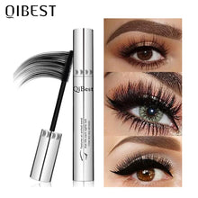 Load image into Gallery viewer, QIBEST Black Mascara Eyelashes Makeup 4D Silky Eyelashes Lengthening Eye Cosmetics Eyelashes Makeup Waterproof Mascara Volume
