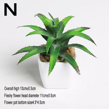 Load image into Gallery viewer, Mini Vivid Cactus Succulent Home Garden Decoration Artificial Bonsai Plant with Vase for Office Table Decor Indoor Fake Plants
