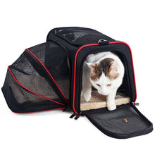 Load image into Gallery viewer, Pet Carrier Car Seat Portable Dog Carrier Travel Dog Bag Airline Approved Expandable Travel Bag Multifunction Pet Carrier
