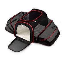 Load image into Gallery viewer, Pet Carrier Car Seat Portable Dog Carrier Travel Dog Bag Airline Approved Expandable Travel Bag Multifunction Pet Carrier
