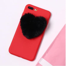 Load image into Gallery viewer, Cute Fur Fluffy Phone Case For iPhone 11 Pro Max X Xr Xs Max 6S 7 8 PLUS 5 5S SE Luxury Soft TPU Back Shell Girl Cover Gift
