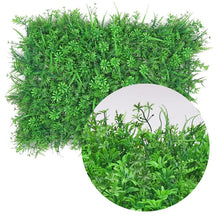 Load image into Gallery viewer, DIY Artificial Plant Wall 40x60cm Plastic Home Garden TV Background Shop The Mall Home Decoration Green Carpet Turf Jungle Party

