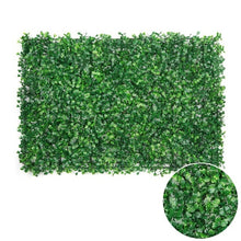 Load image into Gallery viewer, DIY Artificial Plant Wall 40x60cm Plastic Home Garden TV Background Shop The Mall Home Decoration Green Carpet Turf Jungle Party
