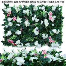 Load image into Gallery viewer, 60*40cm Artificial Plant Lawn DIY Background Wall Simulation Grass Leaf lawn wedding carpet Home Decor grass carpet Turf Office
